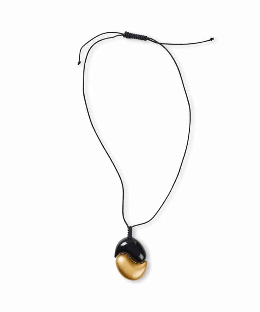Masai Ruffa gold pendent necklace
