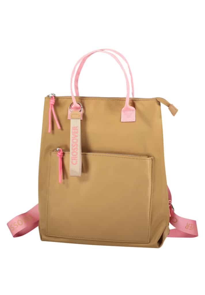 Betty Barclay tan and pink back pack