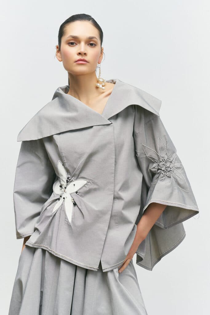 Bize applique detail jacket