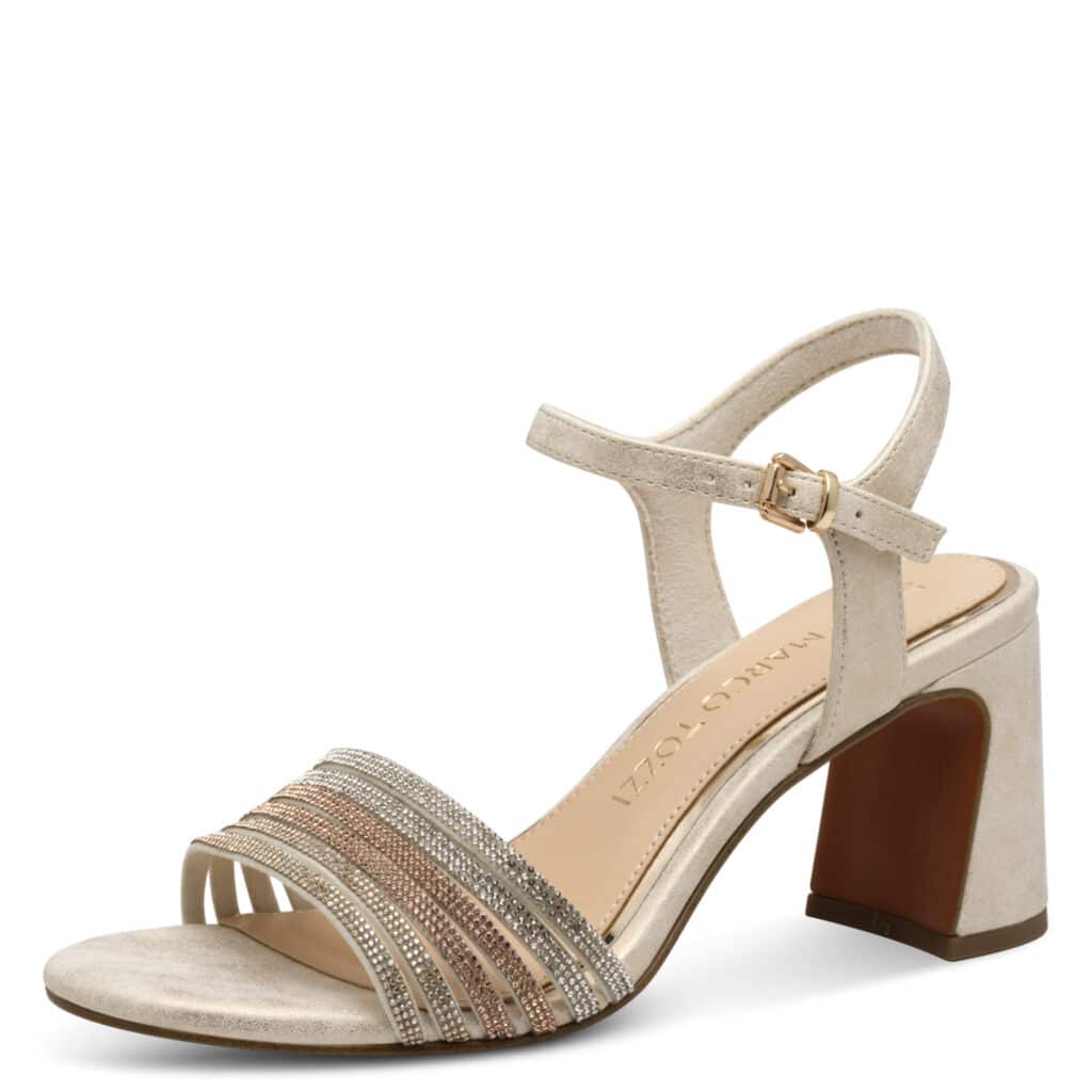 Marco Tozzi block heel sandal