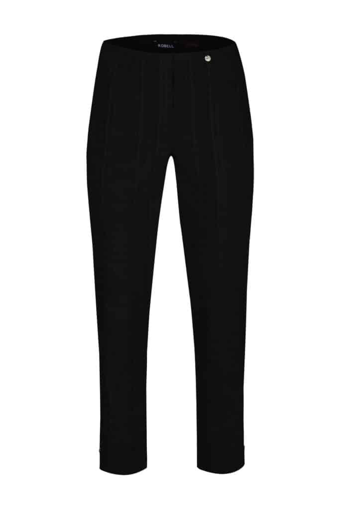Robell Bella 09 cropped trousers, black