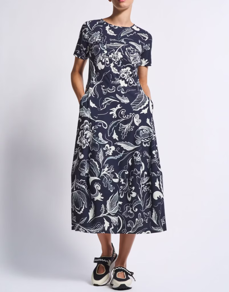 High Mesmerize navy midi dress