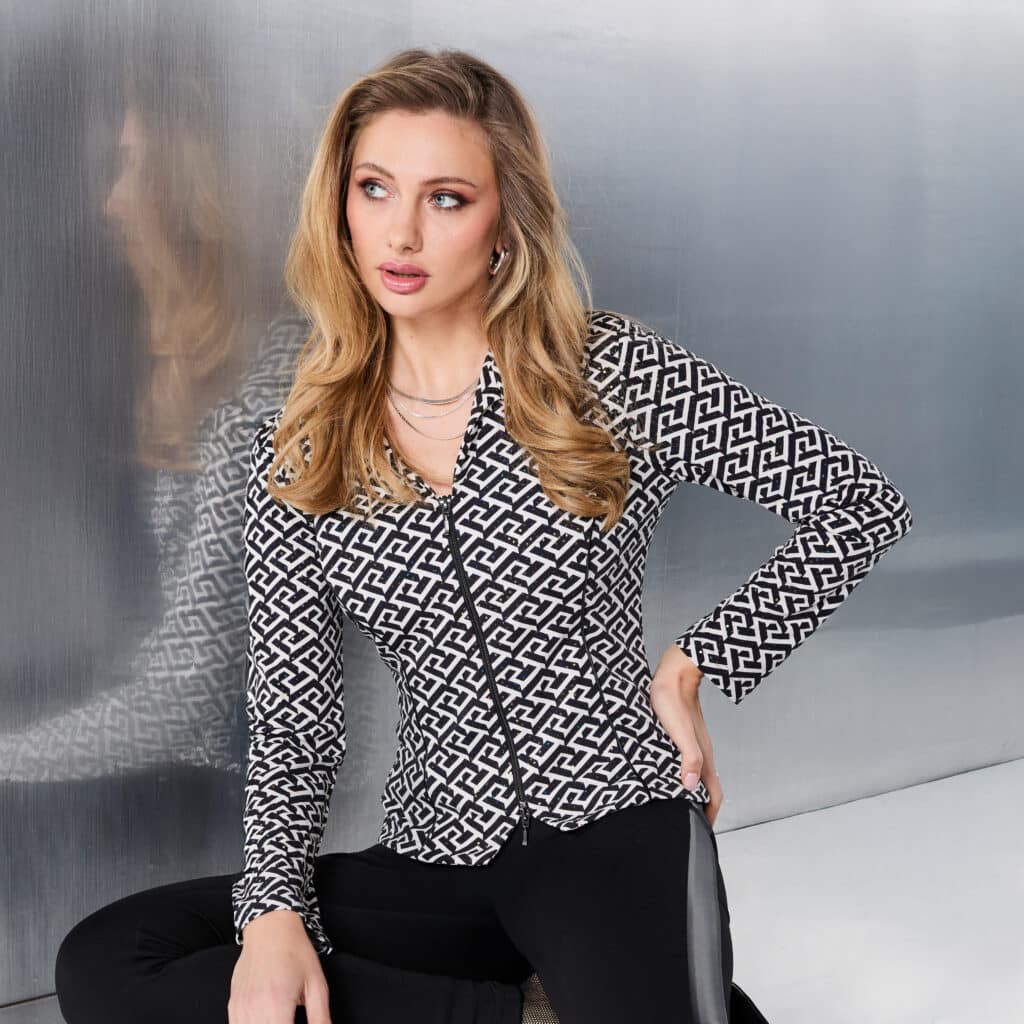 Tia animal print jacket