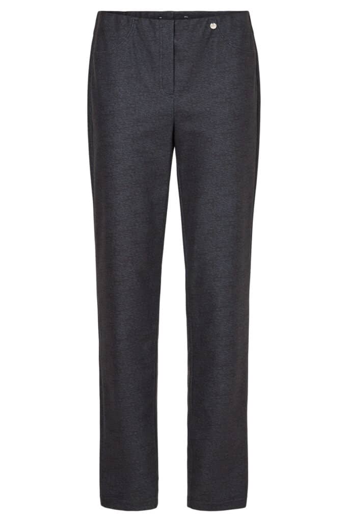 Robell Bella grey flannel trousers