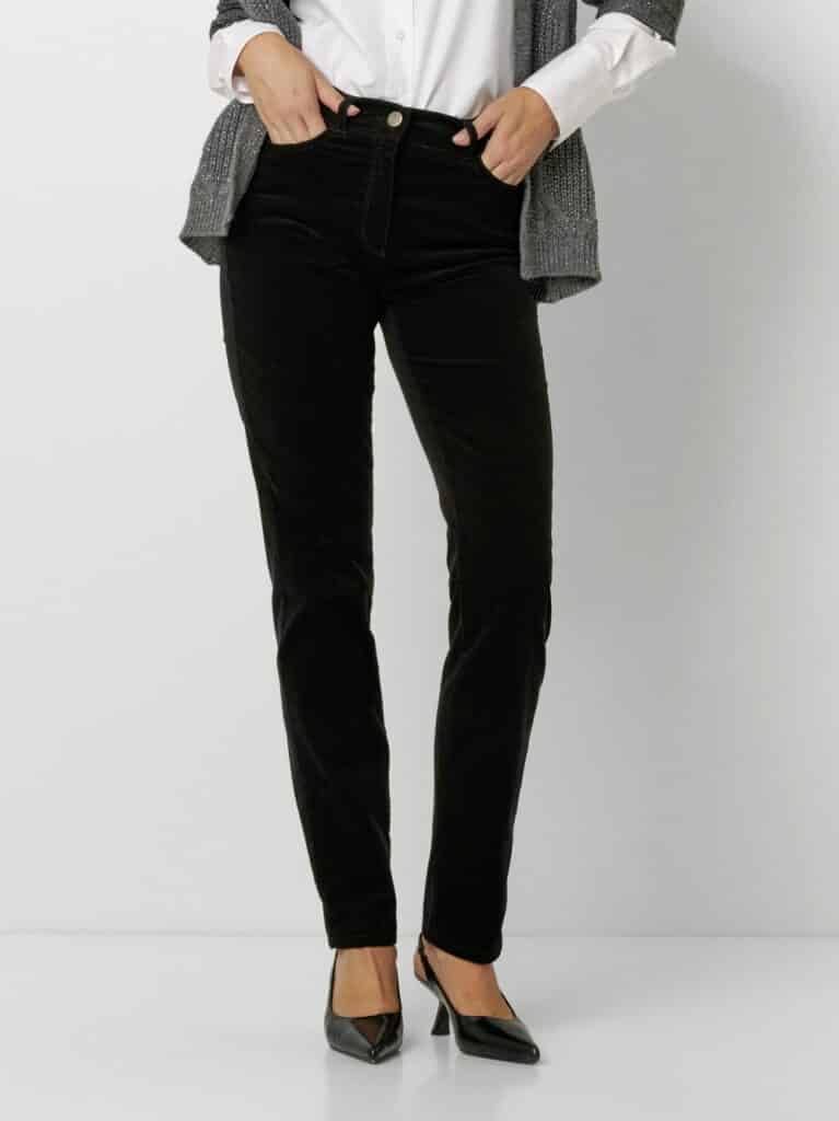 Toni Be Loved black corduroy trousers