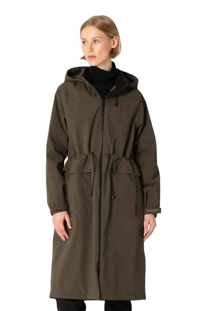 Ilse Jacobsen thermal raincoat olive