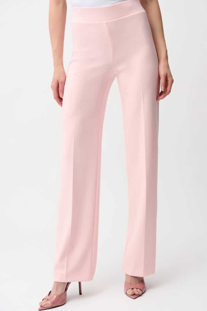 Joseph Ribkoff wide-leg trousers, petal pink