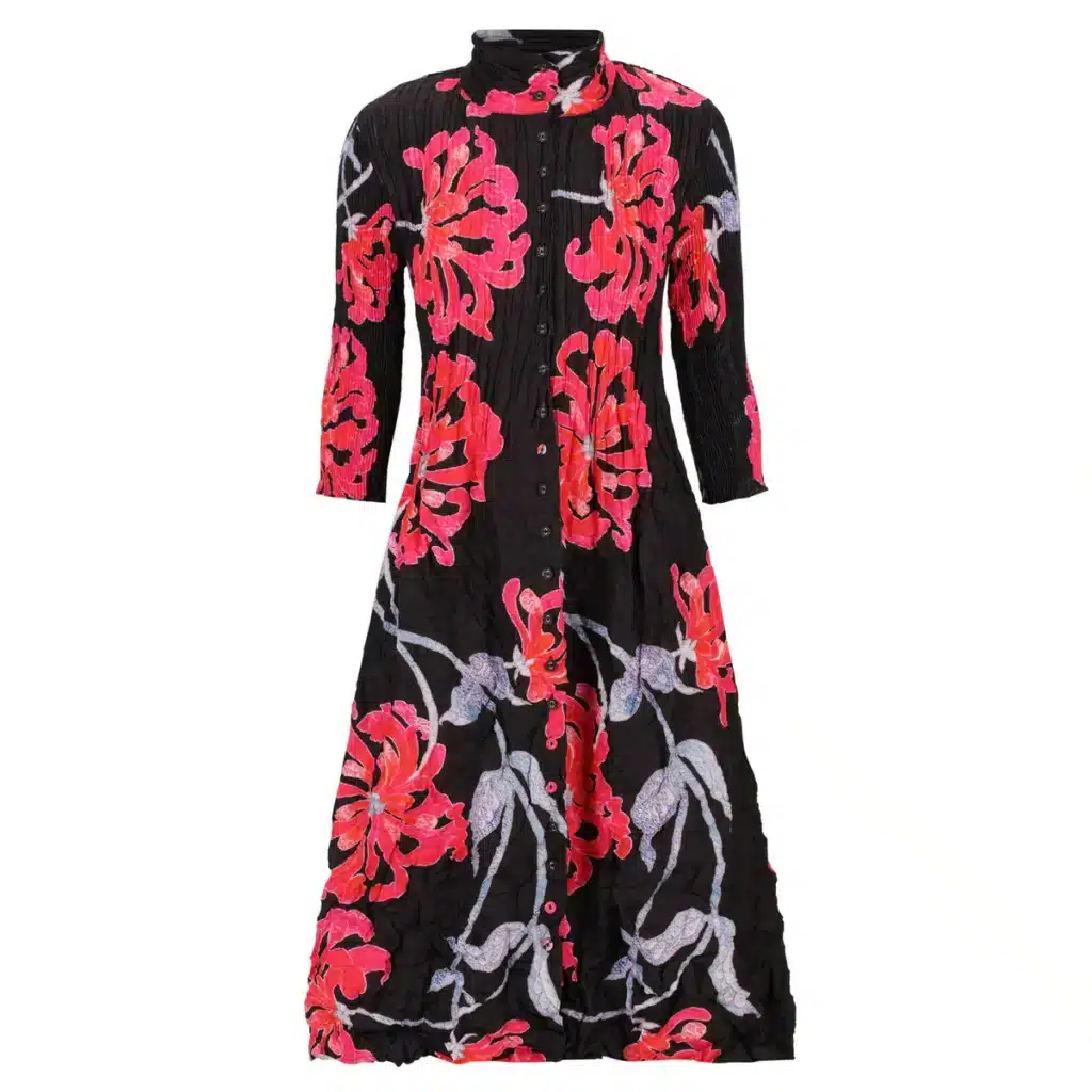 Alquema Nehru coat dress Fleur de Meteorite