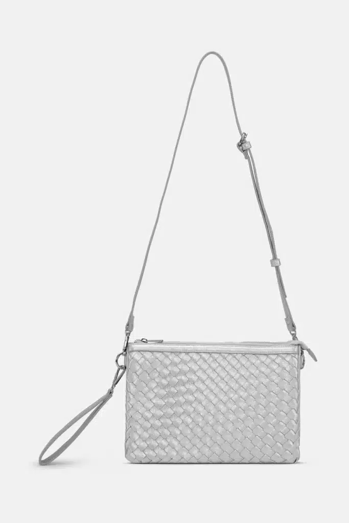 Ilse Jacobsen cross-body bag in silver