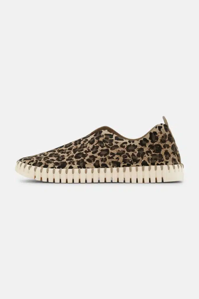 Ilse Jacobsen Tulip flat beige leopard print