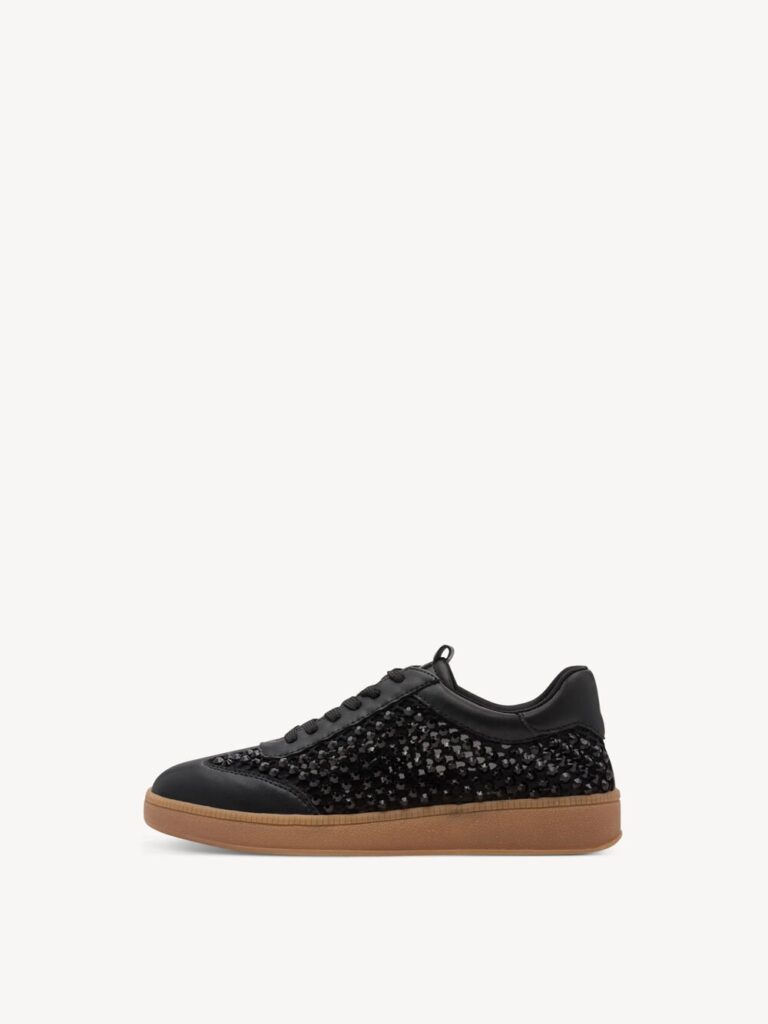 Marco Tozzi rhinestone sneaker black