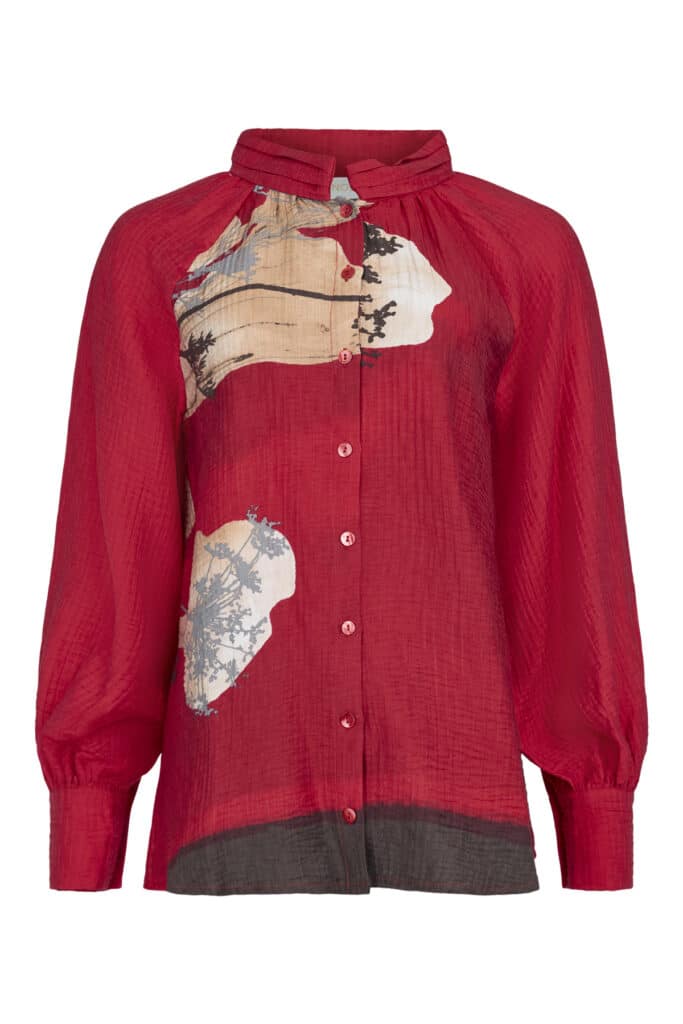 Noen placement print shirt