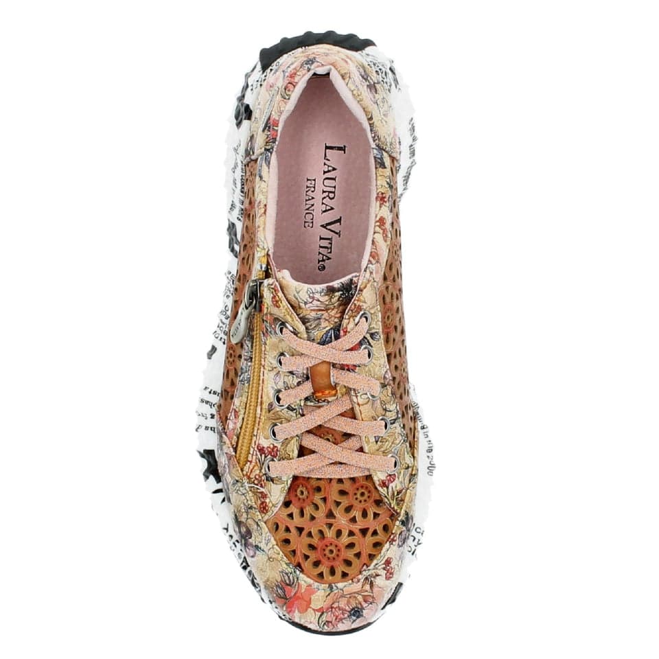Laura Vita floral sneaker