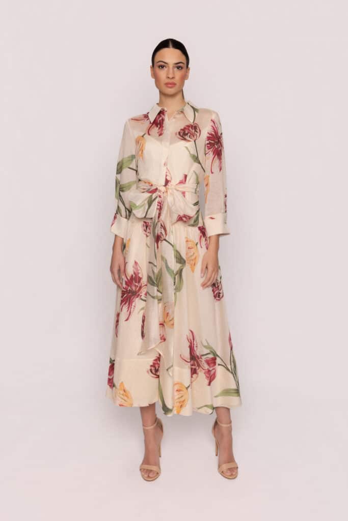 Carla Ruiz Lily print shirt dress