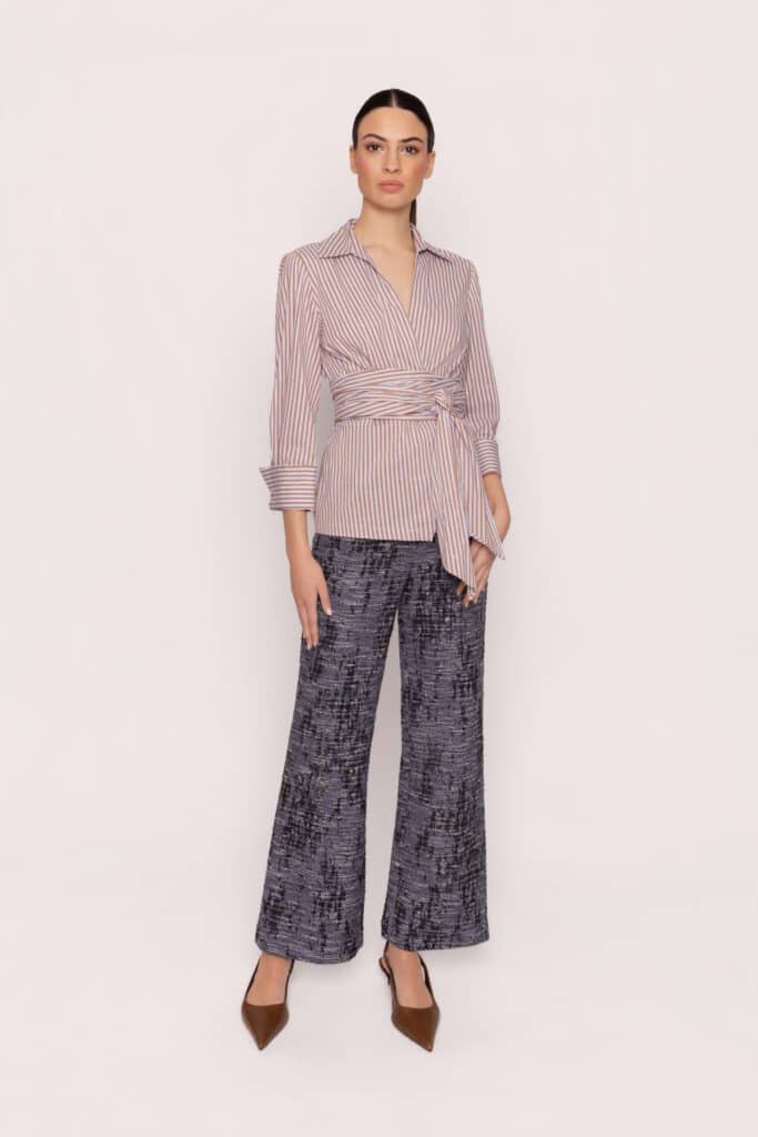 Carla Ruiz diamante embellished shirt