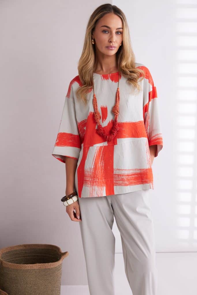 Naya paintwork print tunic