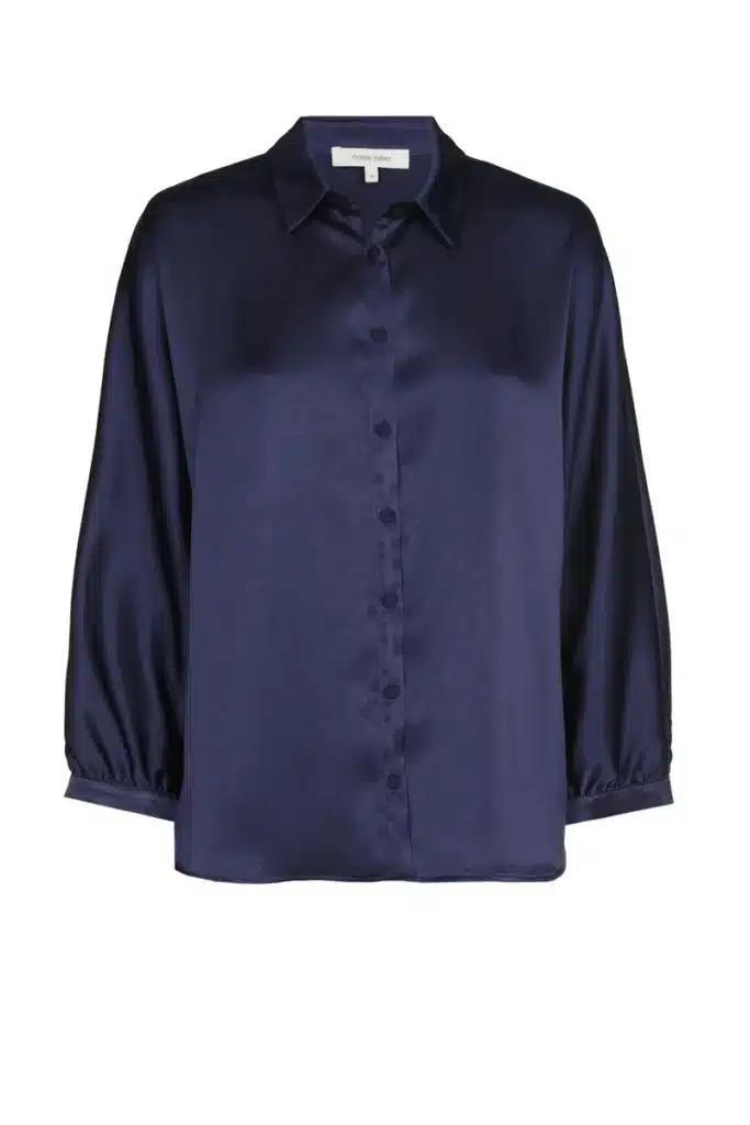 Marie Mero satin blouse