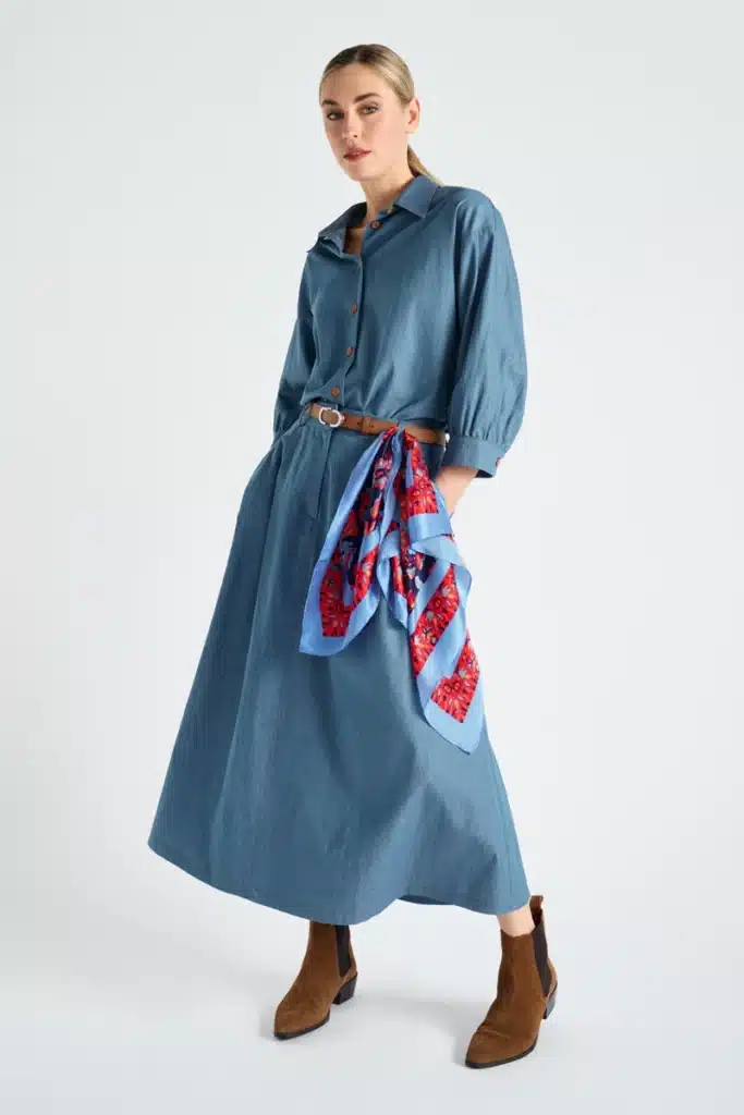 Marie Mero floral print silk scarf