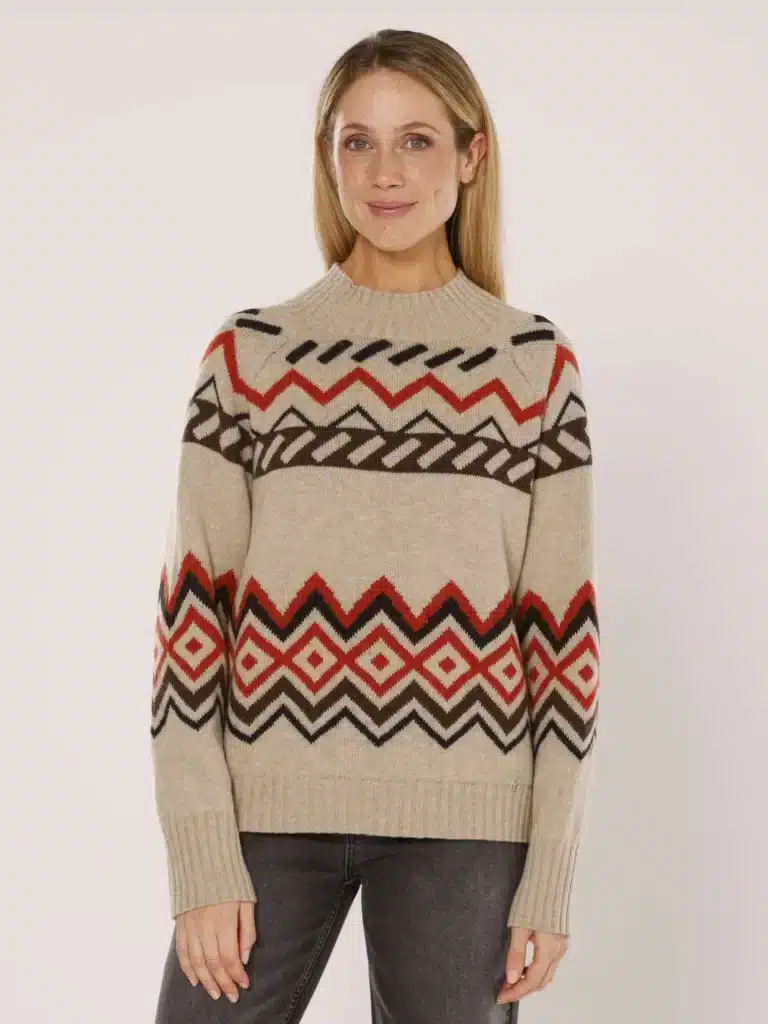 Mrs Knit patterned jumper