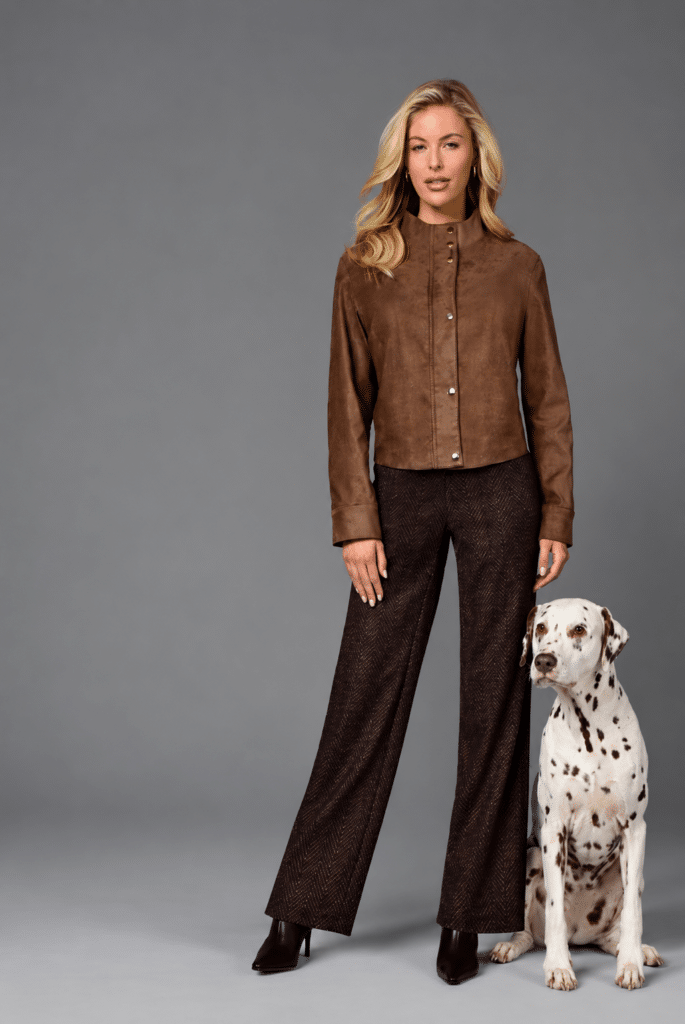 Robell Efi herringbone trousers