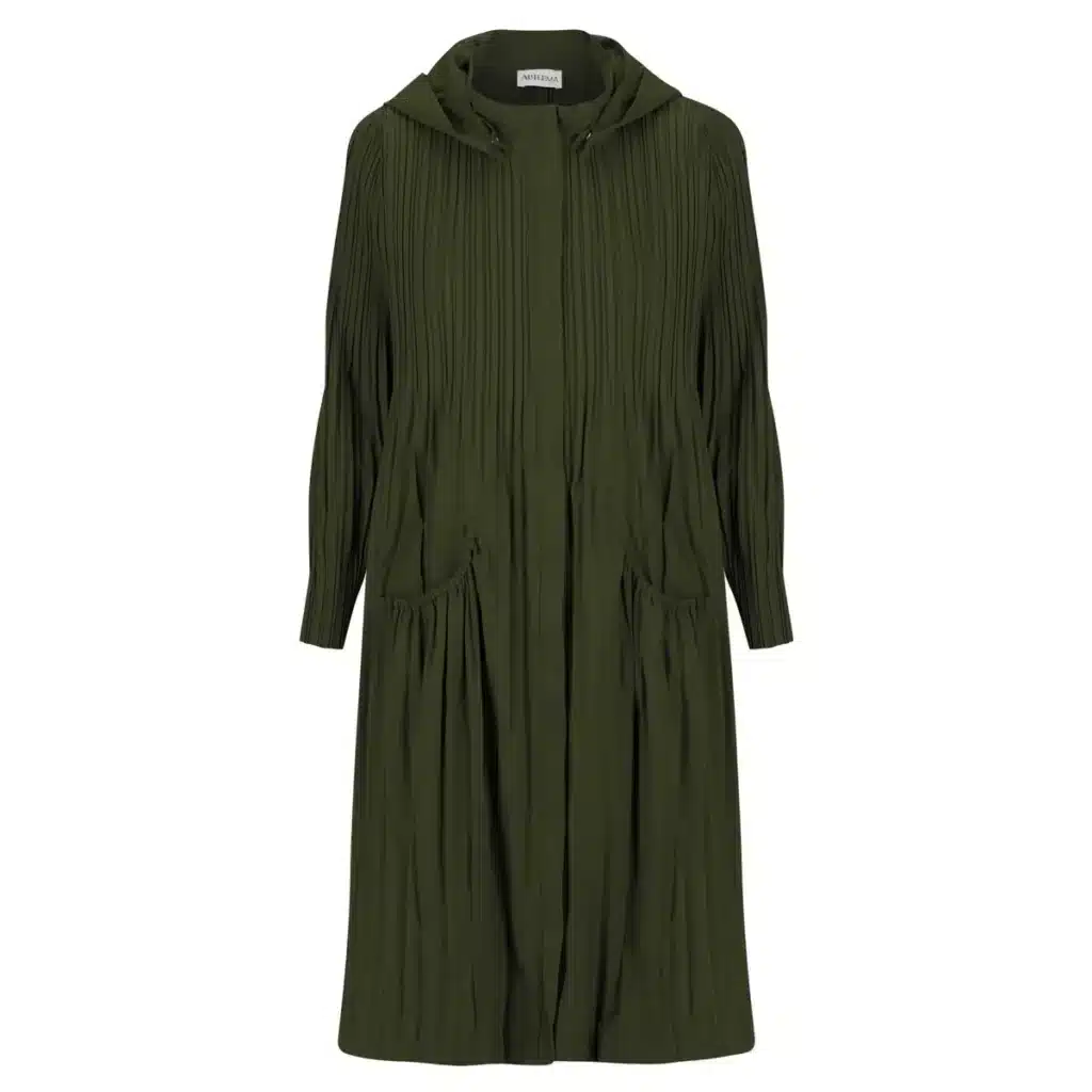 Alquema Windbreaker coat in Olive green