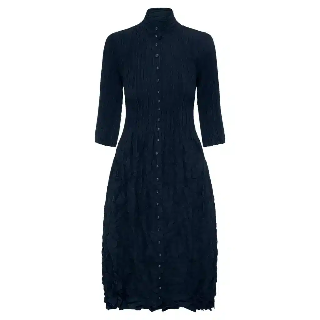 Alquema nehru coat dress Midnight